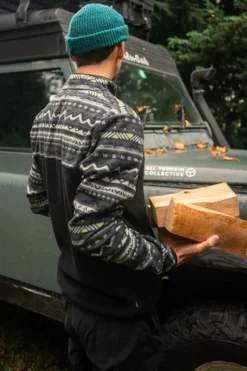 Mens Set Off Recycled Polar Quarter Zip Fleece