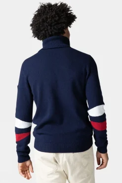 Mens Signature Roll-Neck Sweater