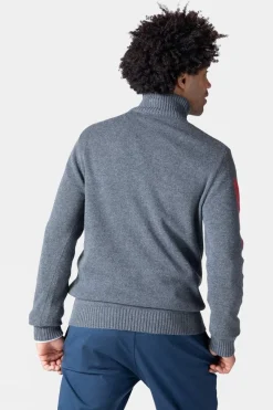 Mens Signature Sleeve Knit Sweater
