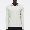 Mens Space Dye Quarter Zip Top