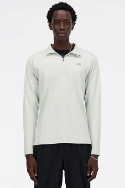 Mens Space Dye Quarter Zip Top