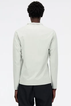 Mens Space Dye Quarter Zip Top