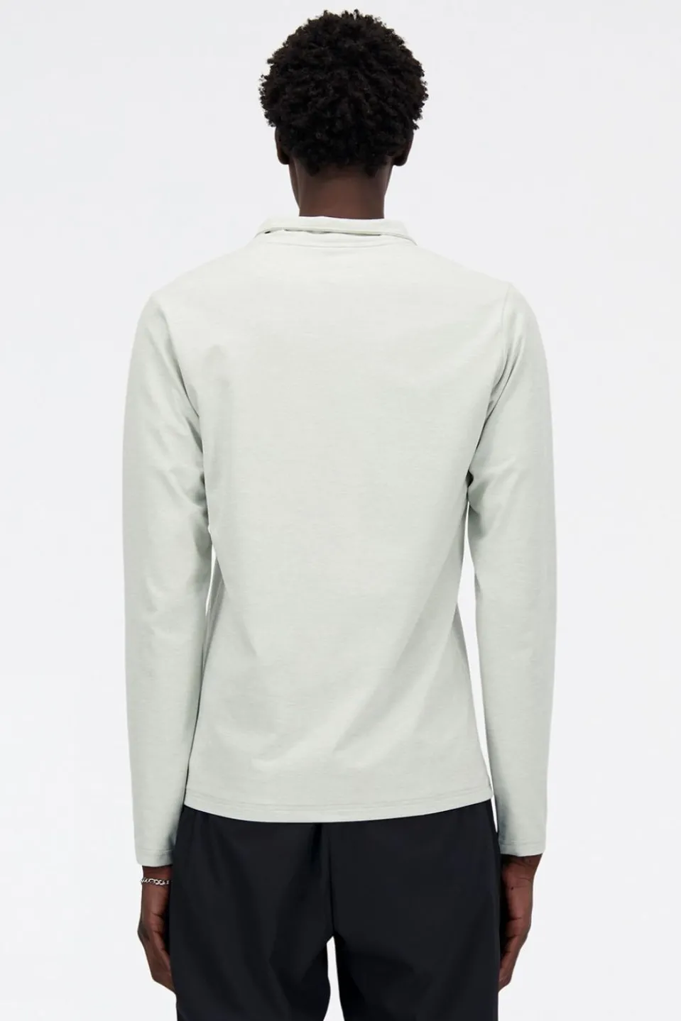 Mens Space Dye Quarter Zip Top