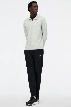 Mens Space Dye Quarter Zip Top