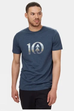 Mens Spruce Stripe Ten T-Shirt