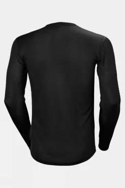 Mens Stripe Crew Long Sleeve Base Layer Top