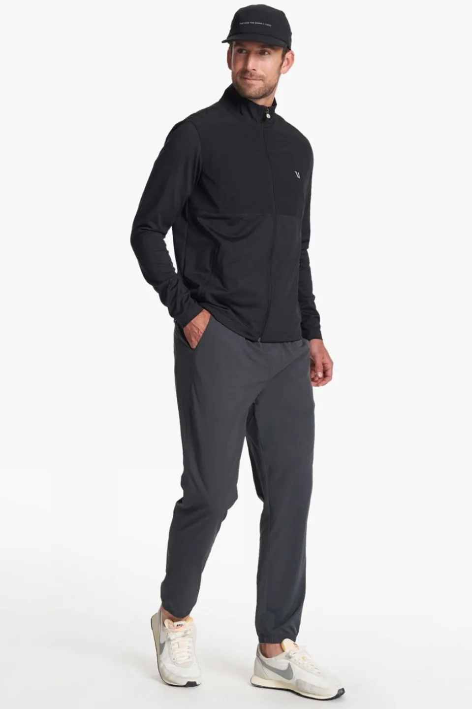 Mens Sunday Element Track Fleece Jacket
