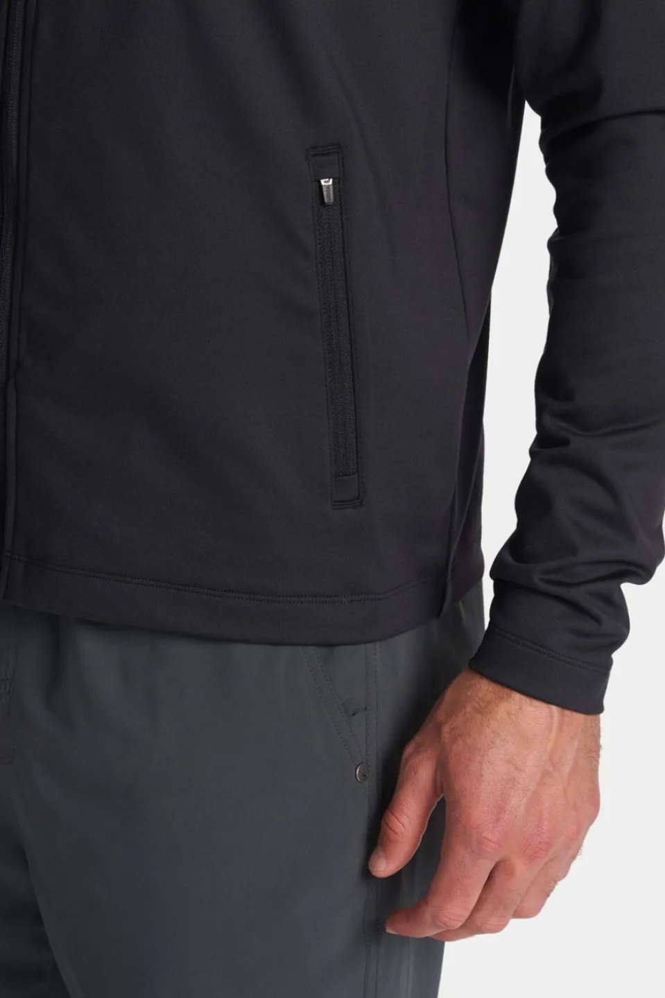 Mens Sunday Element Track Fleece Jacket