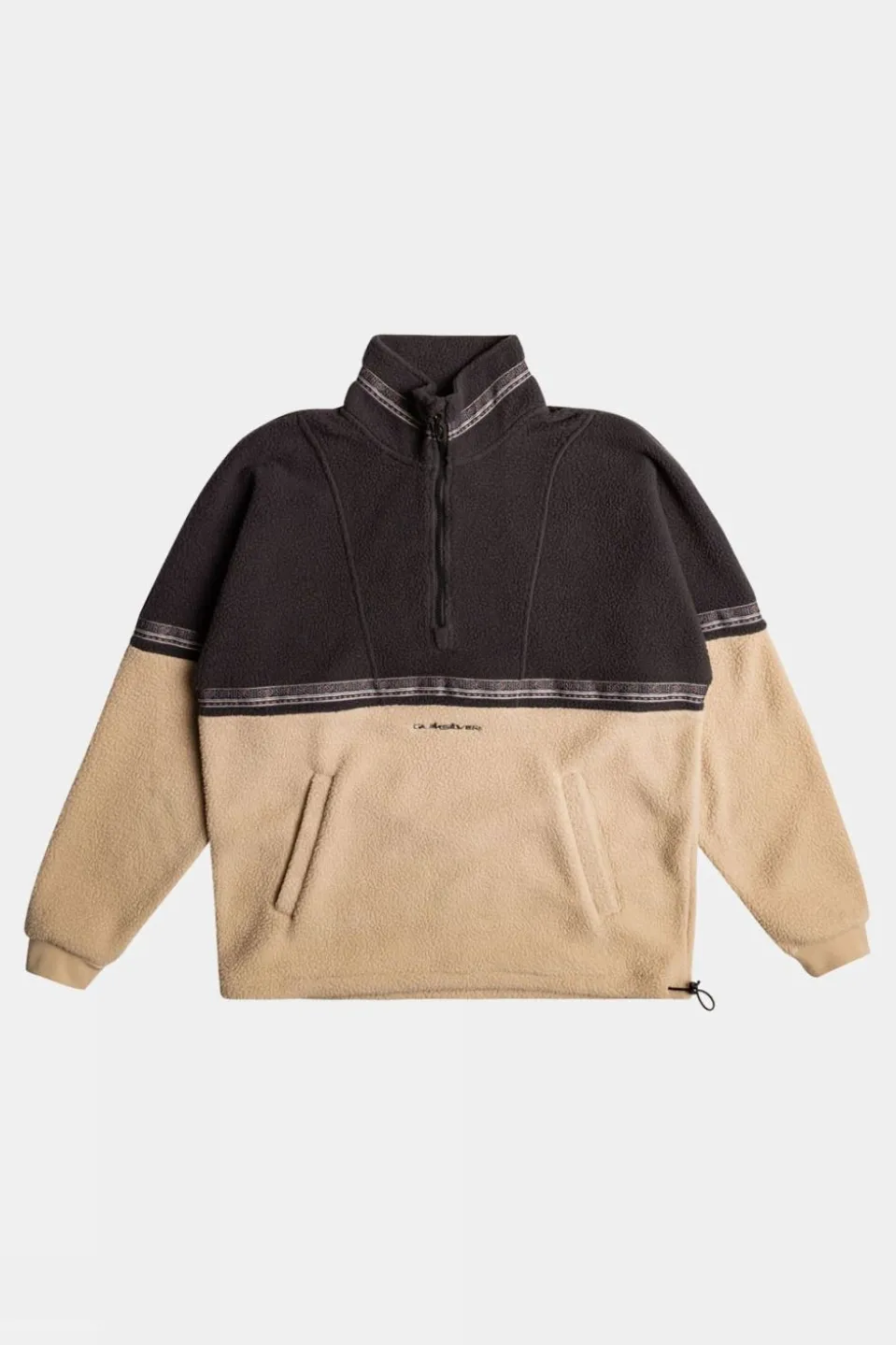 Mens Take Us Back Block Polar Half Zip Fleece