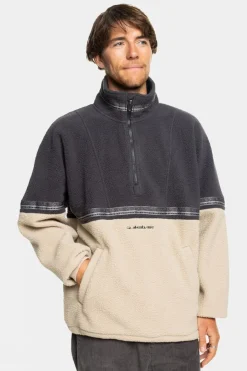 Mens Take Us Back Block Polar Half Zip Fleece