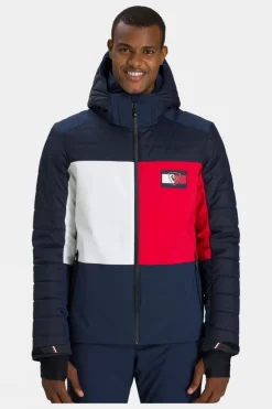 Mens Tommy Hilfiger Flag Quilted Ski Jacket