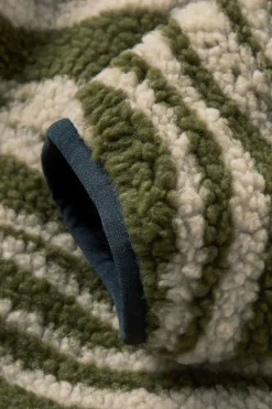 Mens Trekker Recycled Deep-Pile Sherpa Fleece