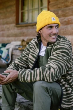 Mens Trekker Recycled Deep-Pile Sherpa Fleece