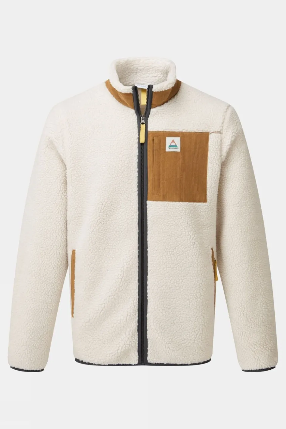 Mens Trekker Recycled Sherpa Full Zip Fleece