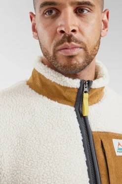 Mens Trekker Recycled Sherpa Full Zip Fleece