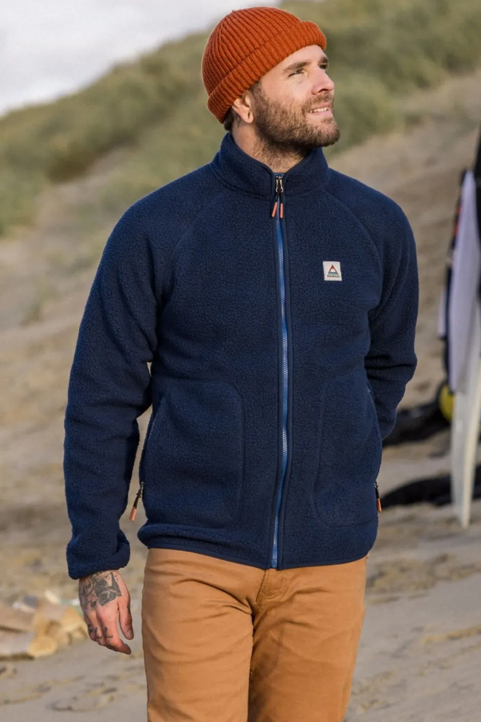 Mens Tripper 2.0 Full Zip Recycled Sherpa Fleece