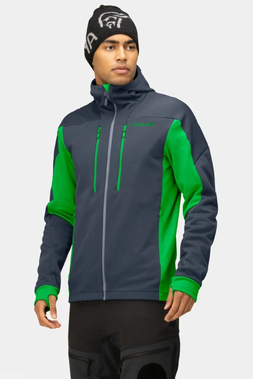 Mens Trollveggen Powerstretch Pro Zip Hoodie