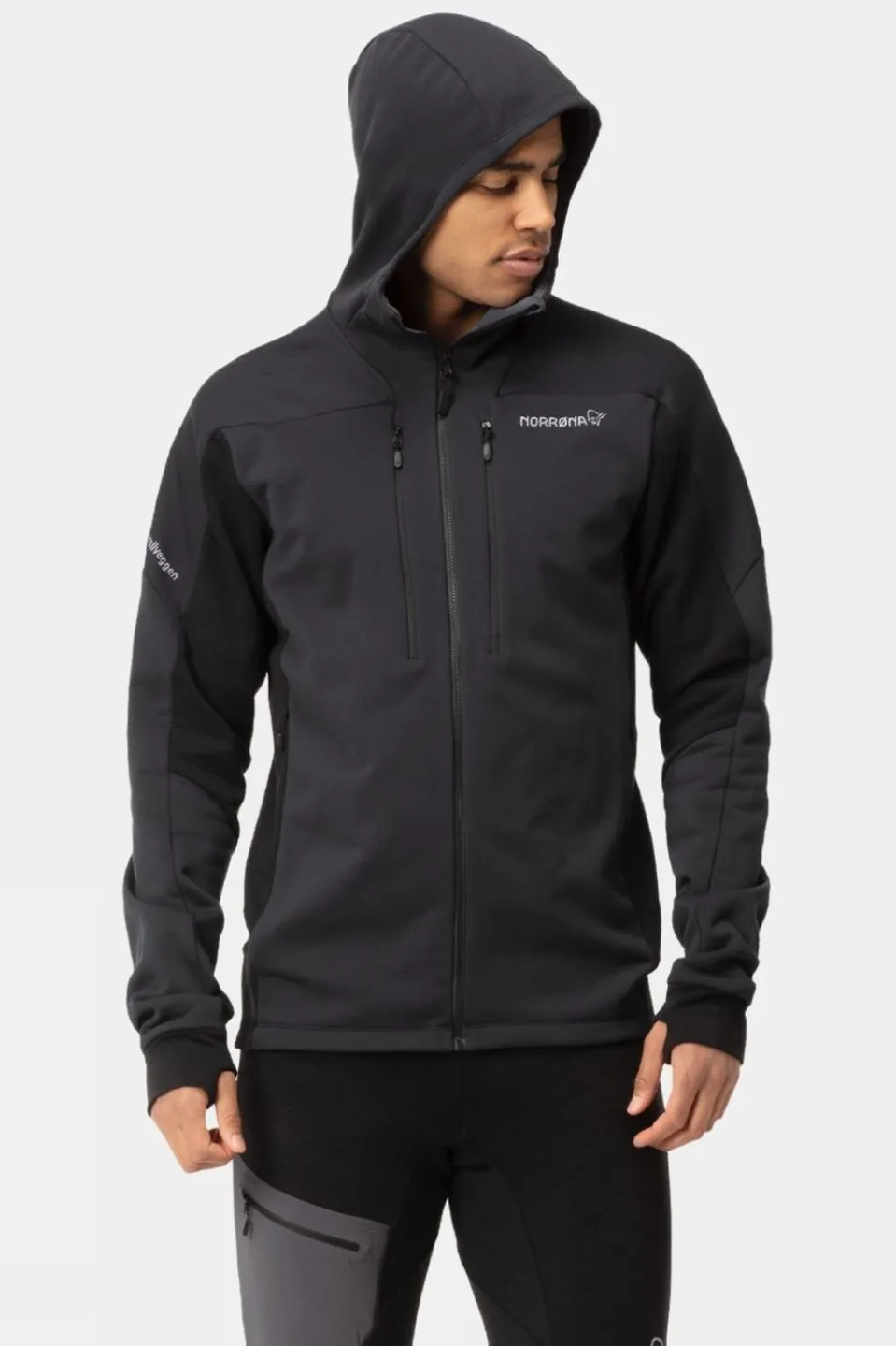 Mens Trollveggen Powerstretch Pro Zip Hoodie