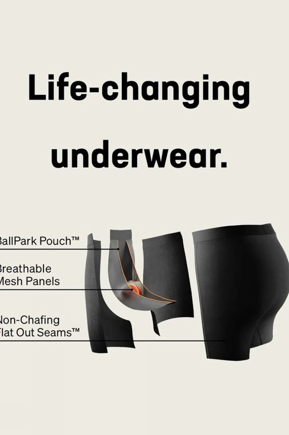 Mens Ultra Boxer Briefs (3 Pack)