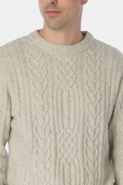 Mens Vagur Cable Sweatshirt