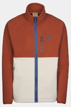 Mens Venture Colourblock Full Zip Fleece Jacket