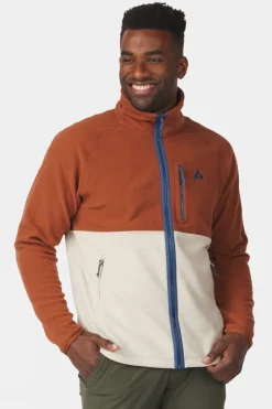 Mens Venture Colourblock Full Zip Fleece Jacket