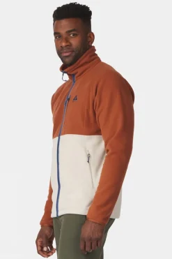 Mens Venture Colourblock Full Zip Fleece Jacket