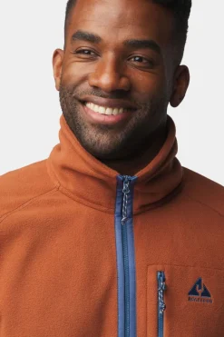 Mens Venture Colourblock Full Zip Fleece Jacket