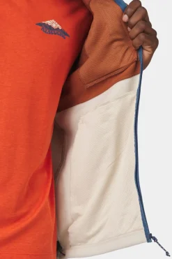 Mens Venture Colourblock Full Zip Fleece Jacket