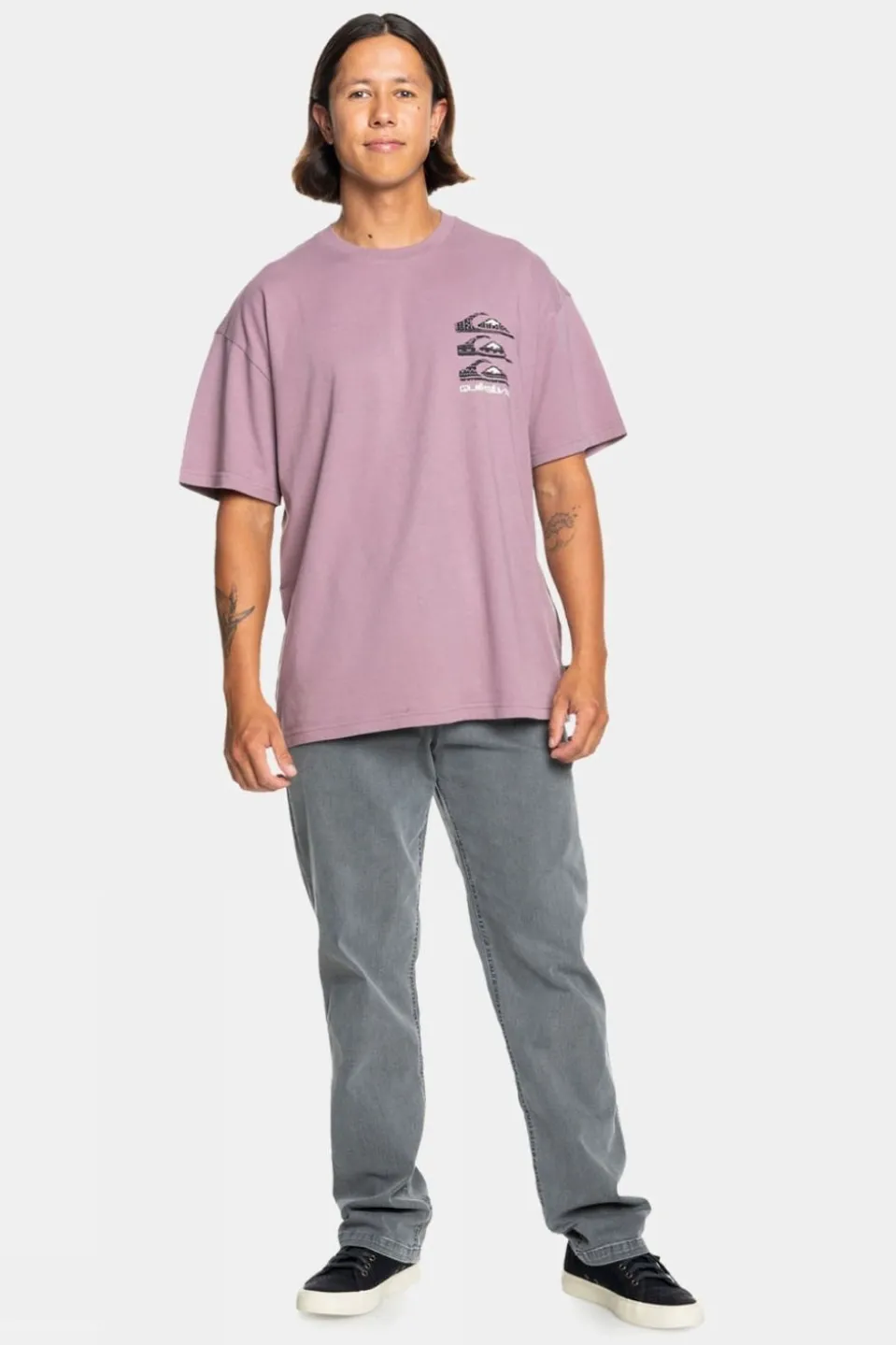 Mens Vertical Logos T-Shirt