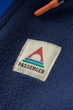 Mens Woodland Hooded 1/2 Zip Recycled Polar Fleece