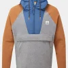Mens Woodland Hooded Half Zip Polar Fleece