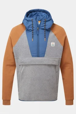 Mens Woodland Hooded Half Zip Polar Fleece