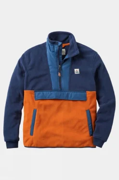 Mens Woodland Hoodless Half Zip Recycled Polar Fleece