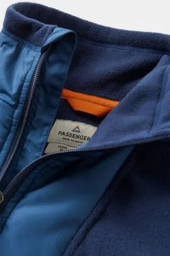 Mens Woodland Hoodless Half Zip Recycled Polar Fleece