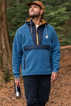 Mens Woodland Recycled Polar-Lined Sherpa Fleece