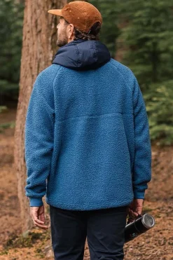 Mens Woodland Recycled Polar-Lined Sherpa Fleece