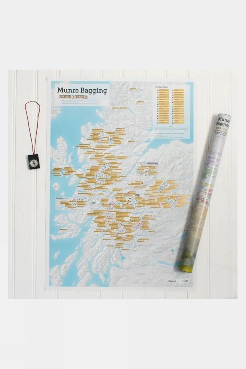 Munro Bagging Collect & Scratch Map