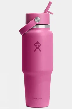 32oz Wide Mouth with Flex Straw Travel Bottle