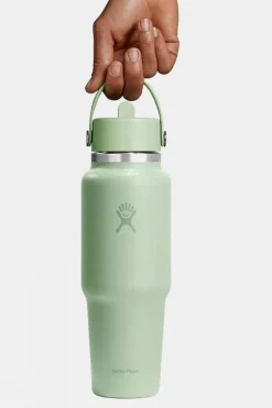 32oz Wide Mouth with Flex Straw Travel Bottle