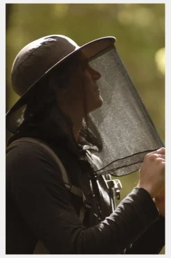 Pop-up Midge & Mosquito Head Net Hat