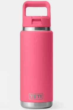 Rambler With Colour Straw Cap Drinks Bottle - 26oz / 769ml