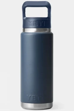 Rambler With Colour Straw Cap Drinks Bottle - 26oz / 769ml