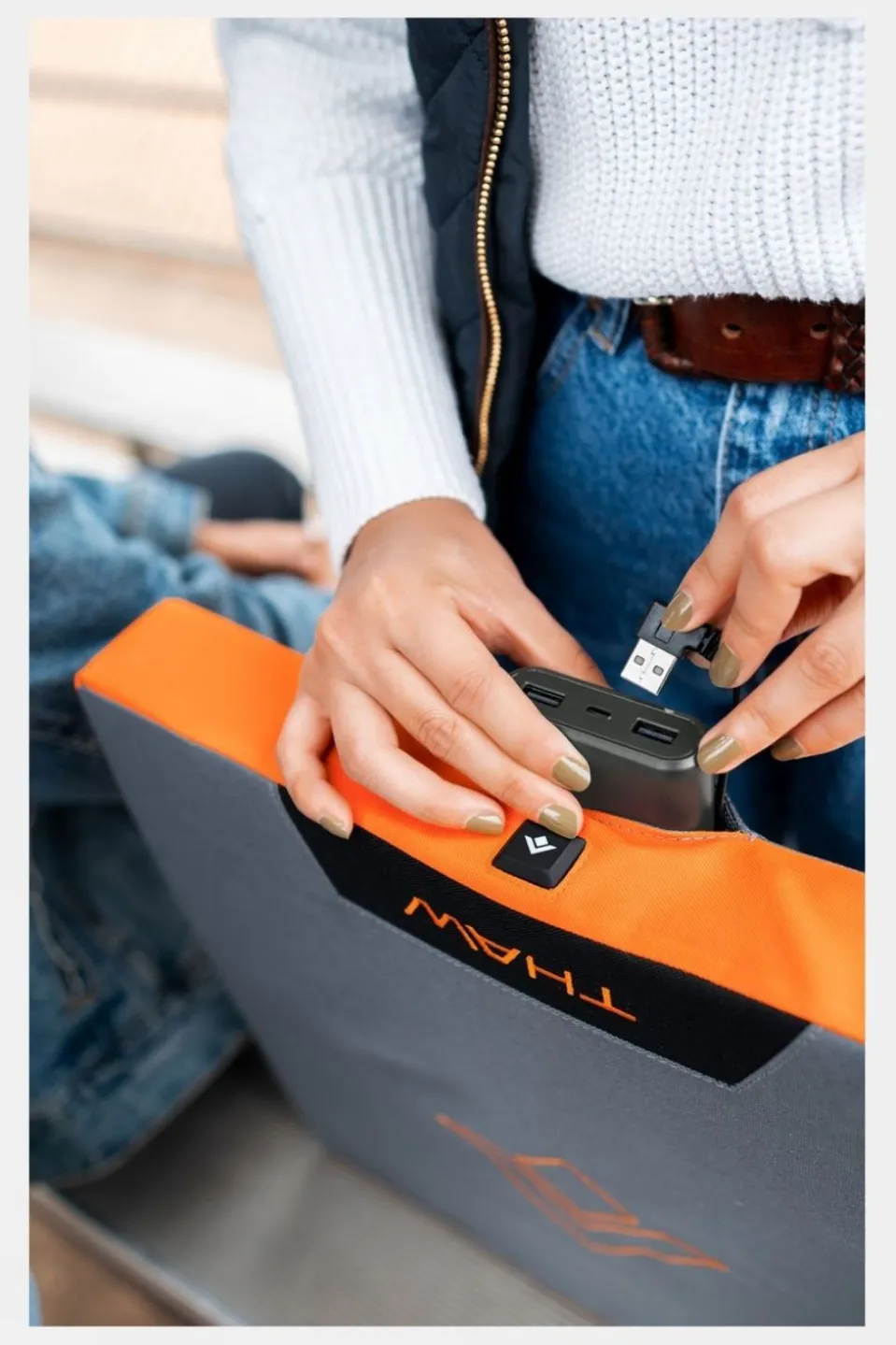 Rechargeable Heated Seatpad With Power Bank