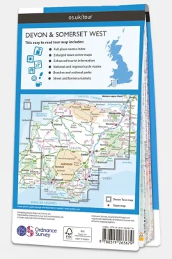 Tour Map Devon and Somerset West