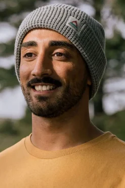 Unisex Moss Waffle Beanie