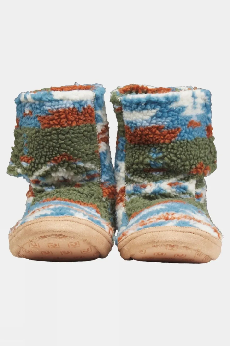Unisex Sherpa Printed Slippers