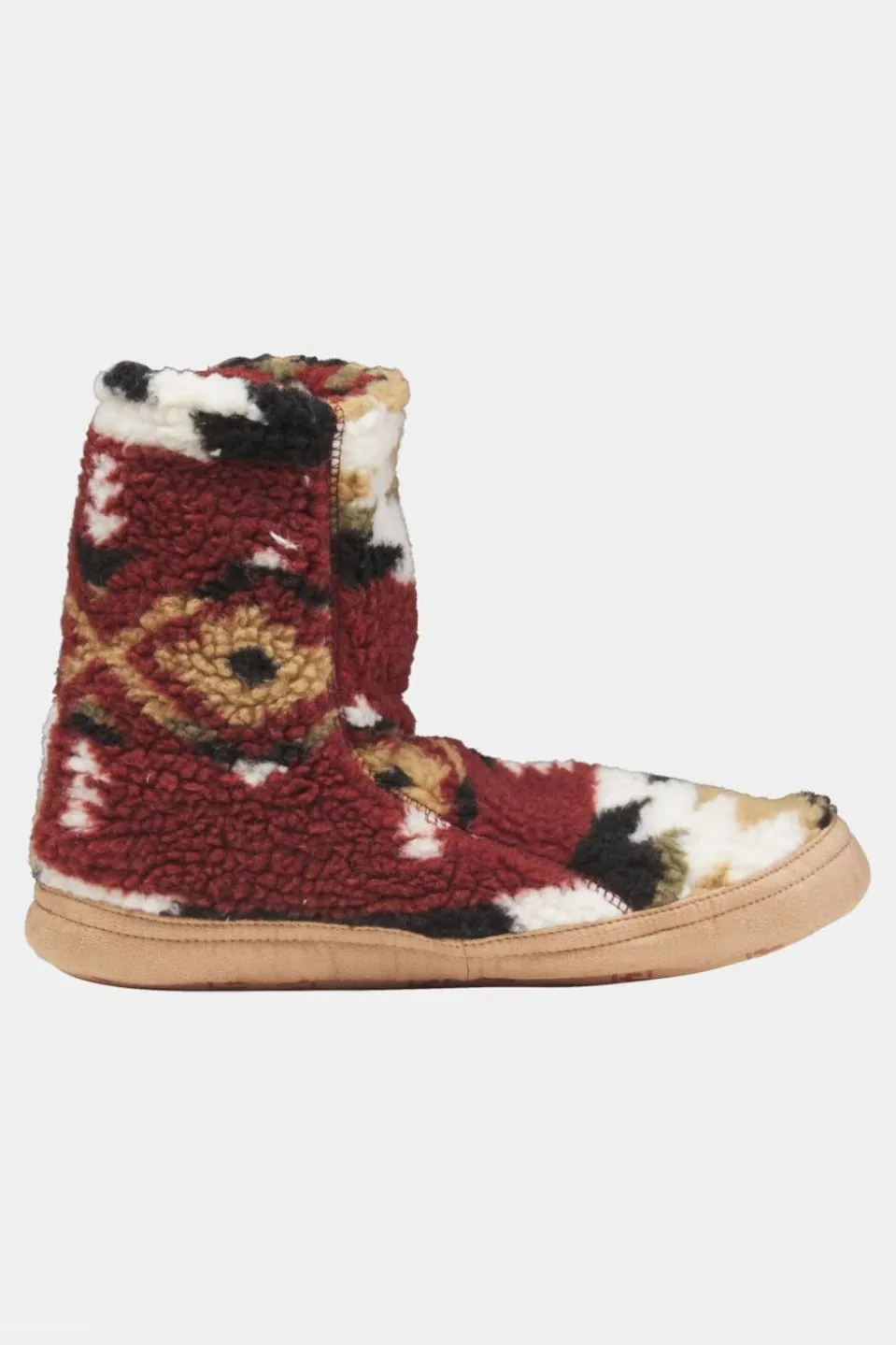 Unisex Sherpa Printed Slippers