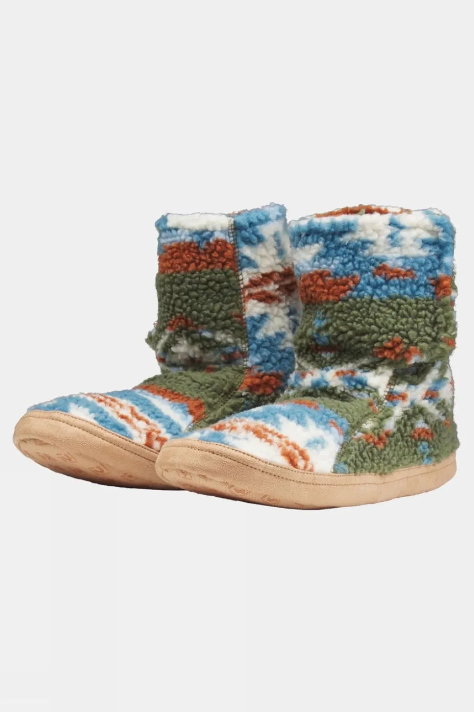 Unisex Sherpa Printed Slippers