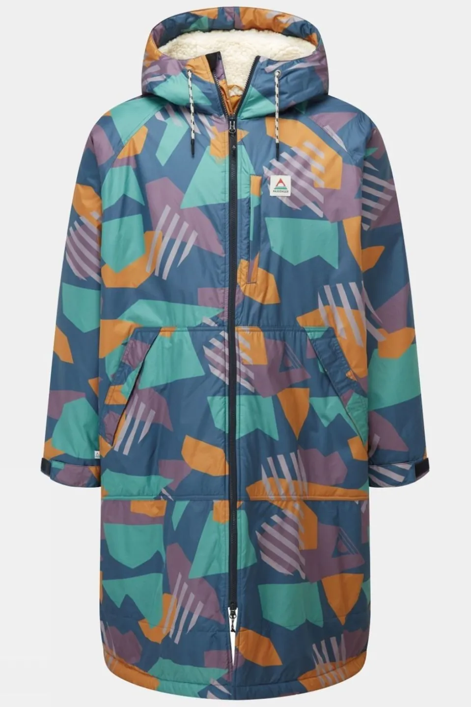 Unisex Waves Recycled Sherpa Lined Changing Robe